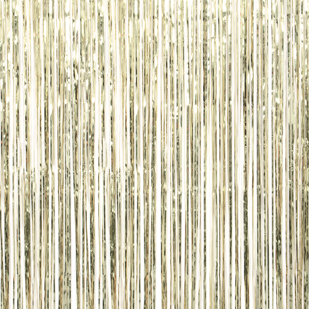 GOLD FRINGE DOOR CURTAIN 3.25ft X 6.5ft