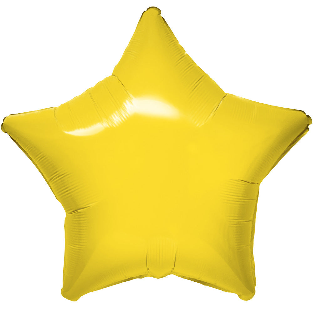 19 inch VIBRANT YELLOW STAR