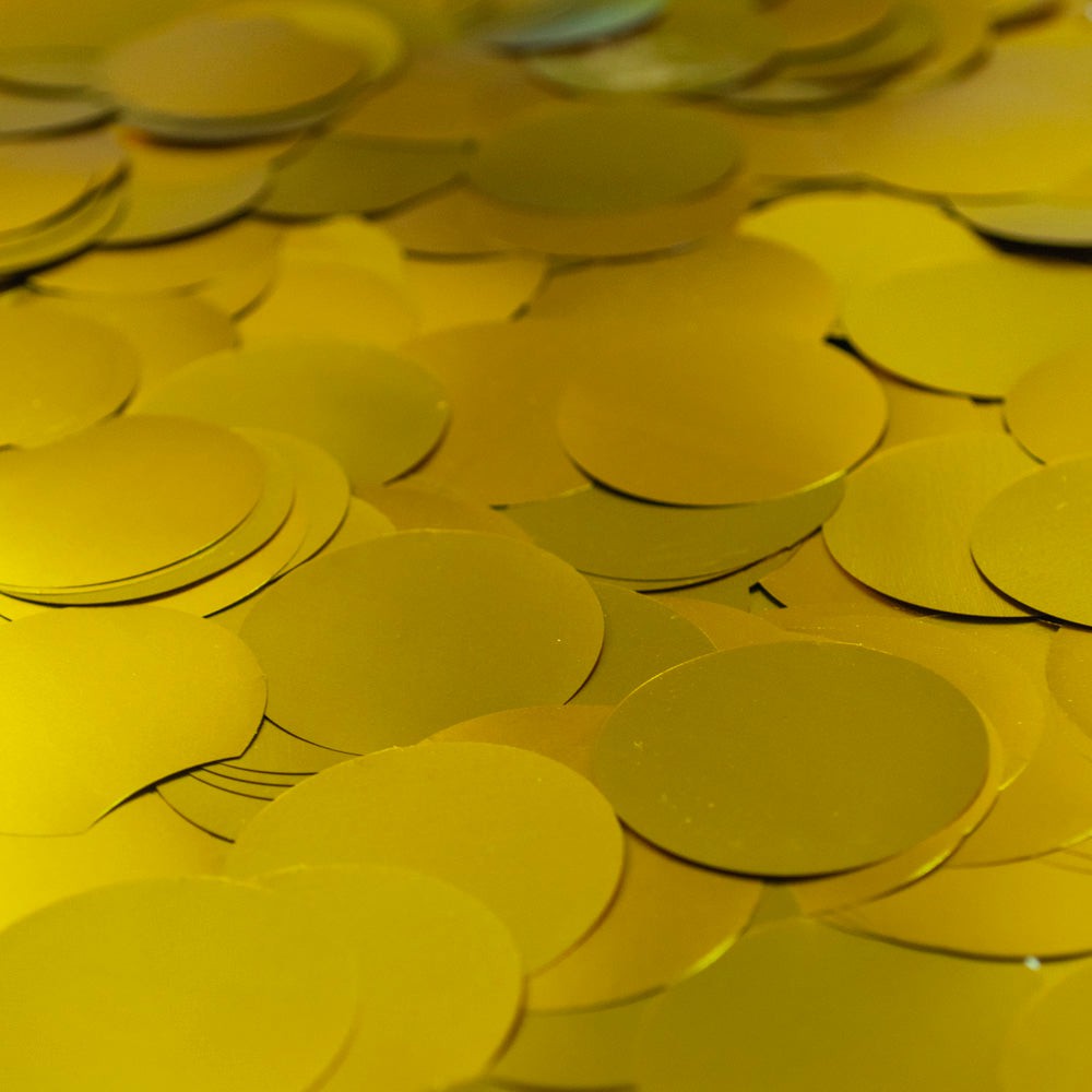 CHROME CONFETTI - YELLOW GOLD
