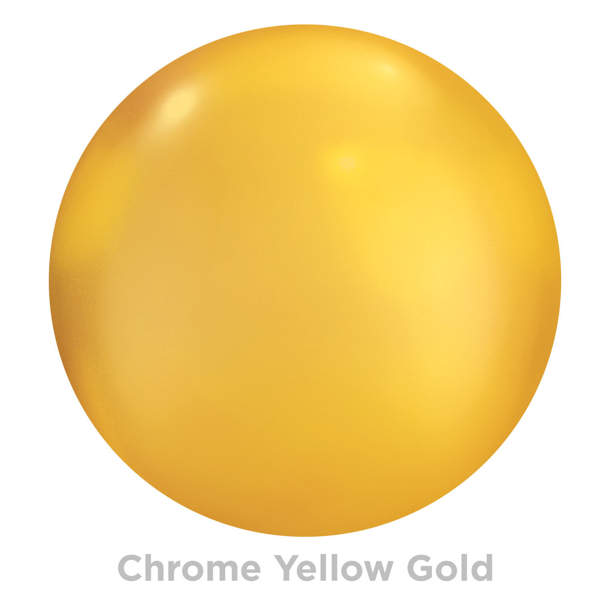 CHROME CONFETTI - YELLOW GOLD
