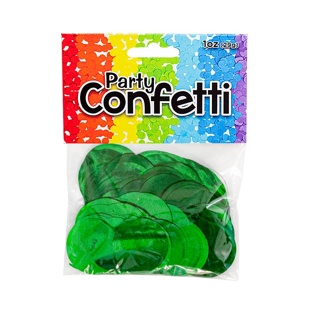METALLIC CONFETTI - EMERALD GREEN