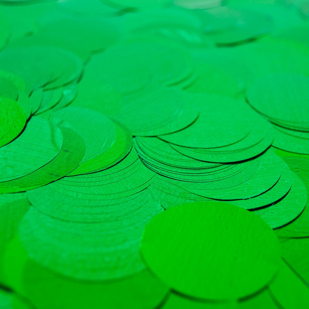 METALLIC CONFETTI - EMERALD GREEN