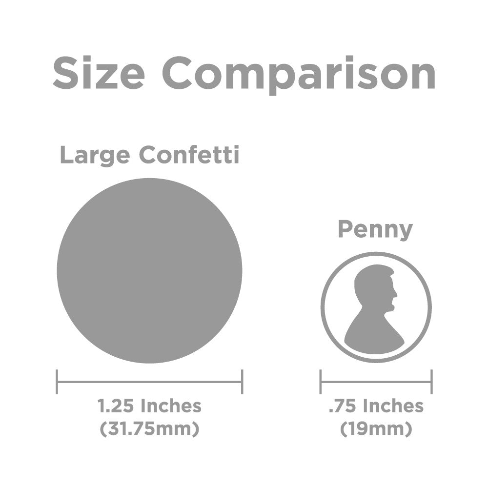 METALLIC CONFETTI - EMERALD GREEN