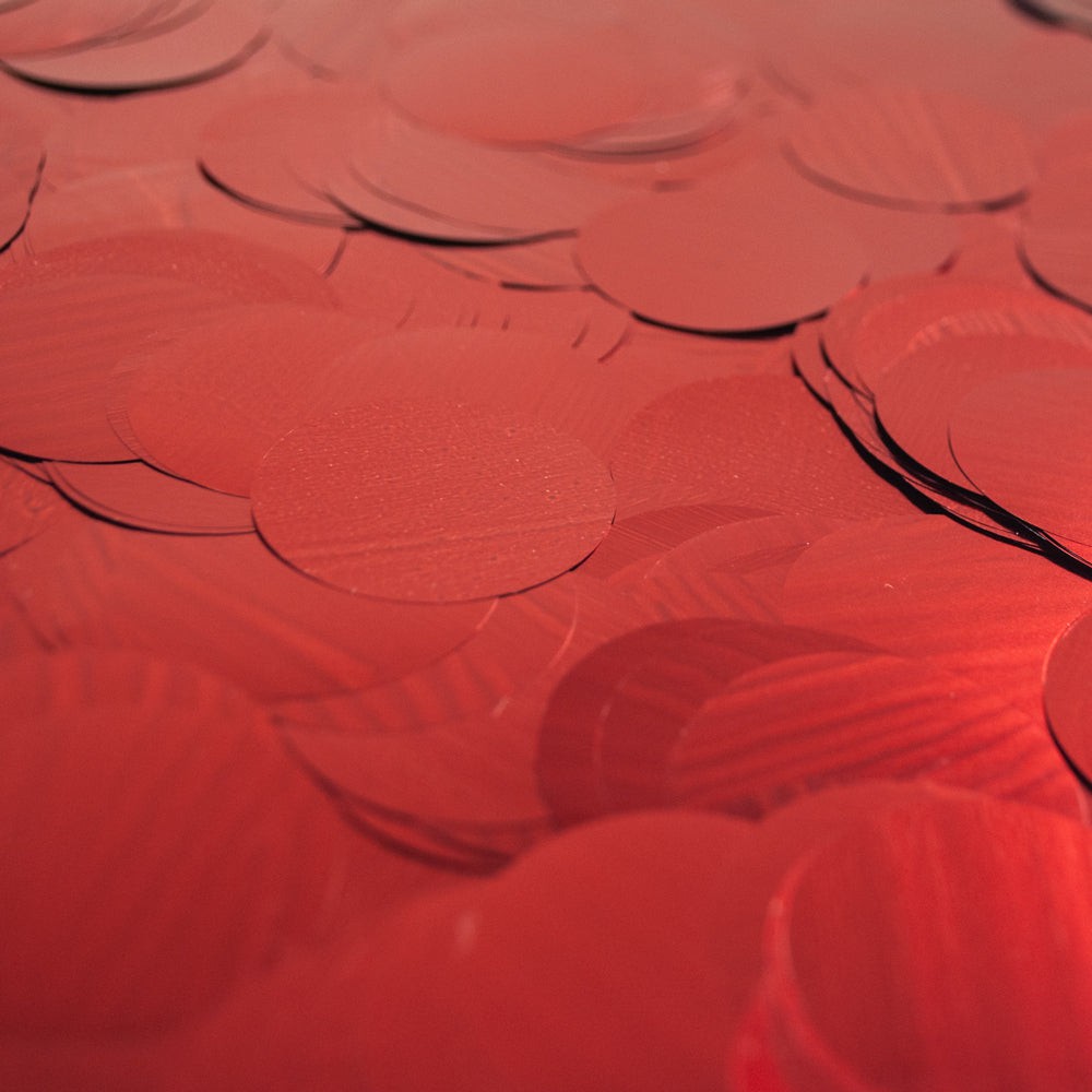 METALLIC CONFETTI - RED
