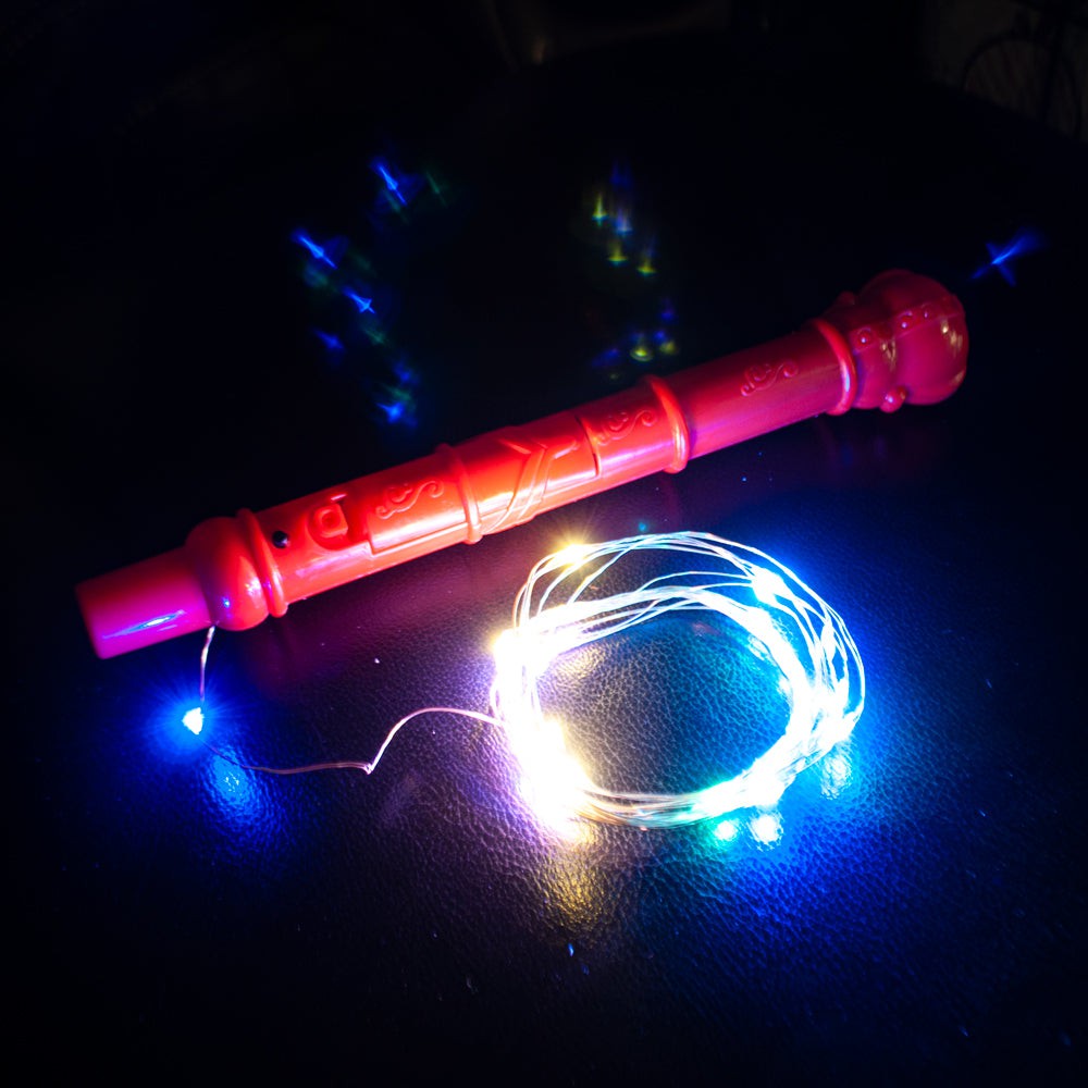 LED BALLOON LIGHT - HANDLE with LIGHT STRAND